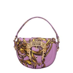 Versace Jeans Collection Lilac and Gold Shoulder Bag